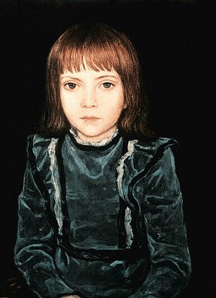Сочинение по картине Девочка с персиками. В книге было написано